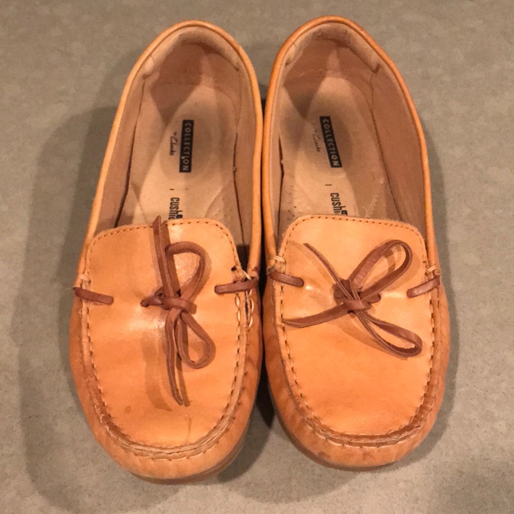 Worn Clark Boat Shoes